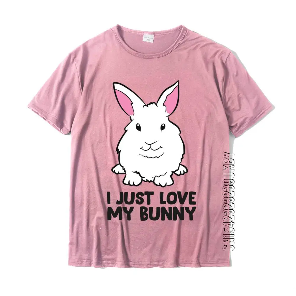 I Just Love My Bunny милый кролик владелец нормальные Топы И Футболки хлопковый Мужской