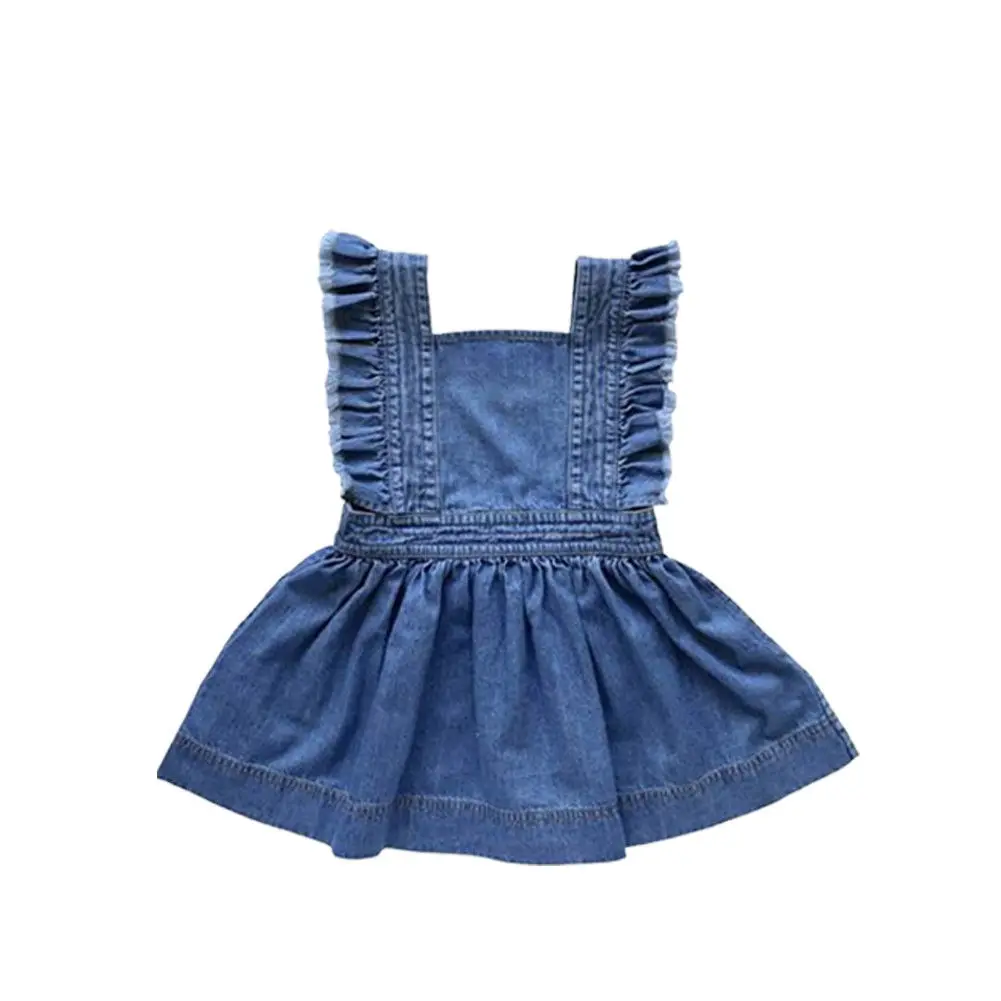 Новинка 2019 брендовый детский джинсовый комбинезон Pudcoco для маленьких девочек