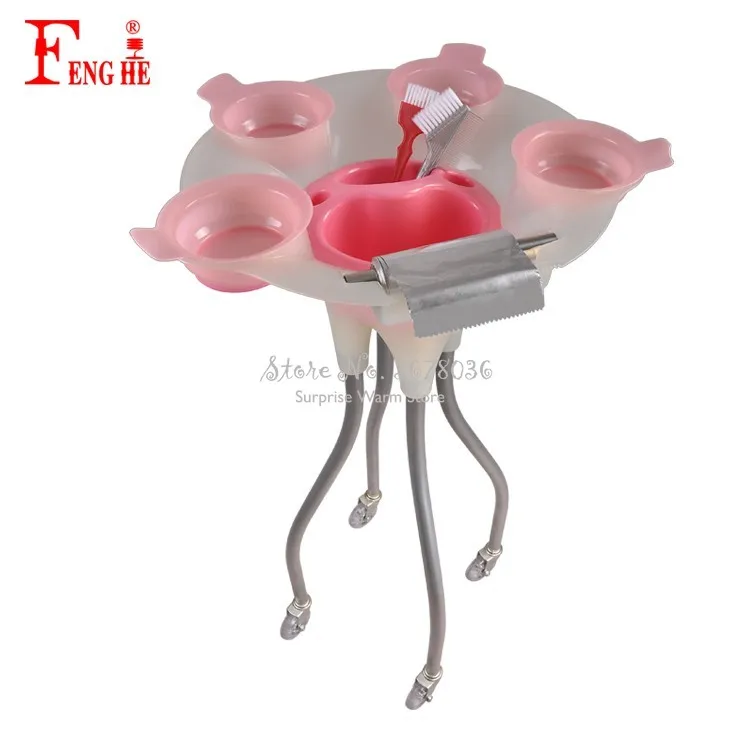 

NEW Hair Salon Instrument Tray Hairdressing Tool Device Hair Salon Trolley Heat-resistant ABS Hairs Color Cream Mixing Bowl