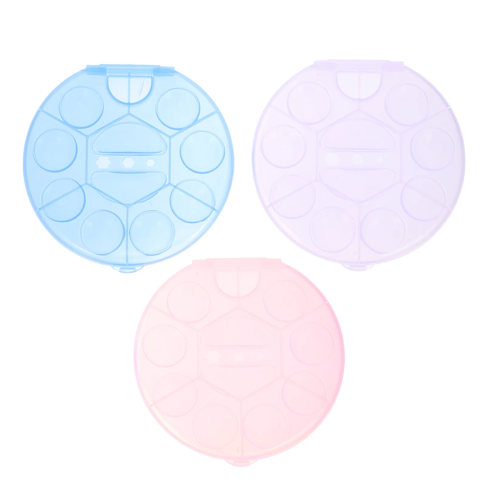 

3 Pcs Watercolor Pigment Mixing Trays Practical Painting Color Mixing Plates