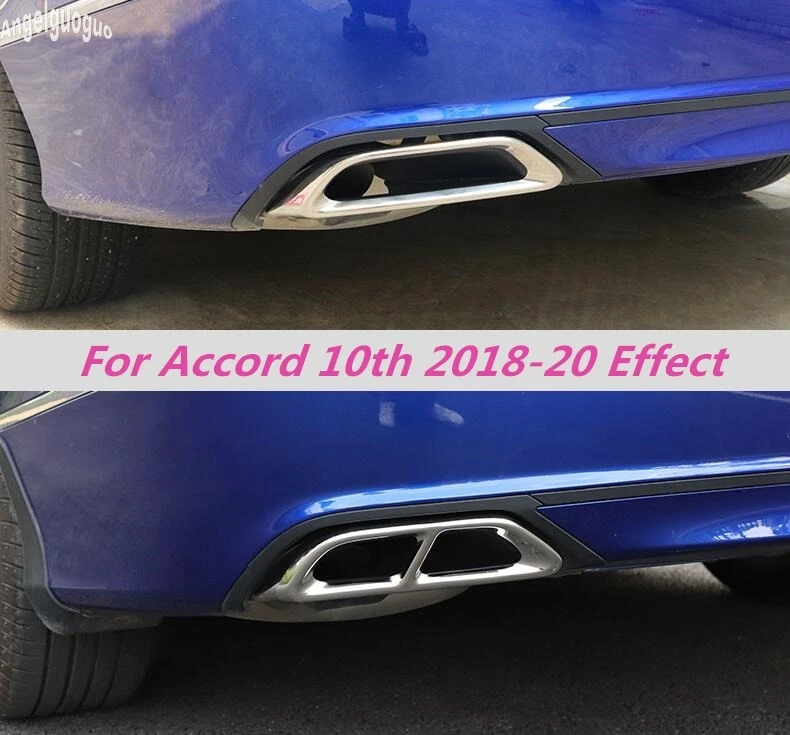 Накладка на глушитель выхлопной трубы для Honda Accord 9th 9.5th 10th 2014-2020 накладка заднюю