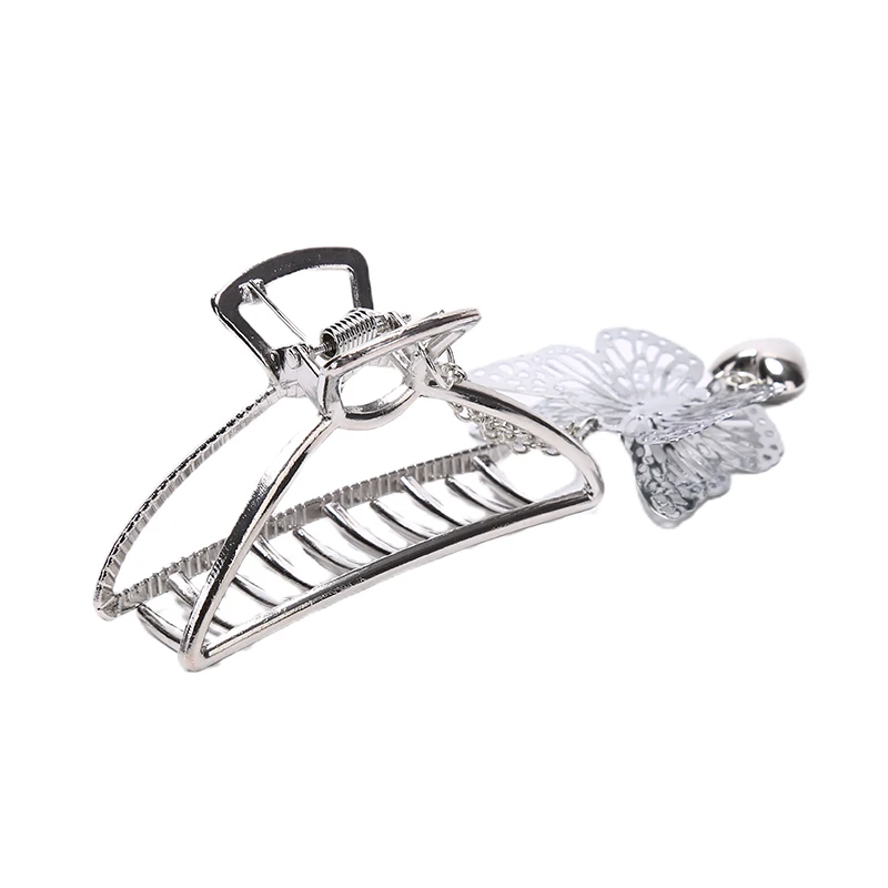 

Hollow Butterfly Love Pendant Long Tassel Metal Hairpin For Women Korean Vintage Goth Party Hair Jewelry Accessories