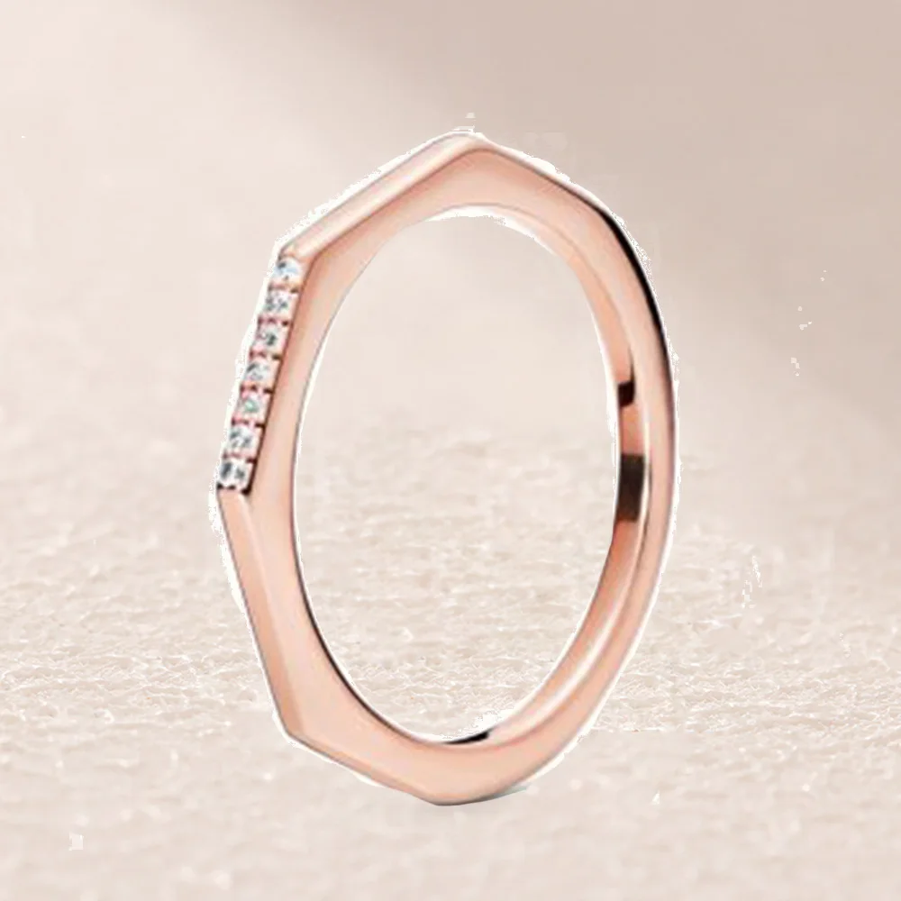 

188343CZ Rose Multifaceted Ring