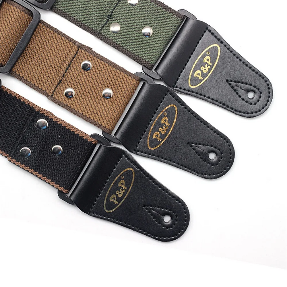 

Guitar Strap Cotton Adjustable Holders Acoustic Electric Bass Guitar Belt