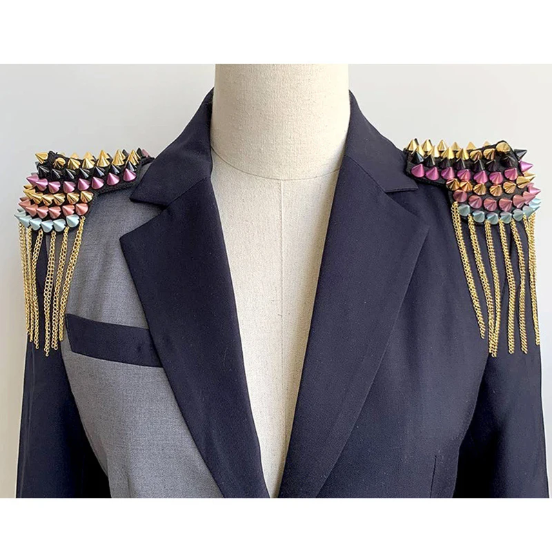 Новинка брошь в британском стиле маленький костюм с кисточками эполеты значки
