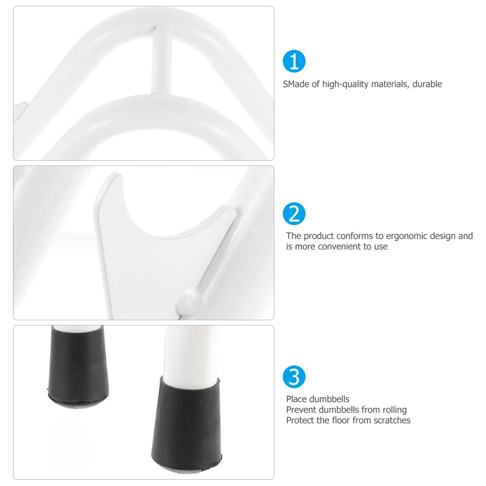 

1pc Dumbbell Holder Metal Dumbbell Display Bracket Fitness Dumbbell Stand