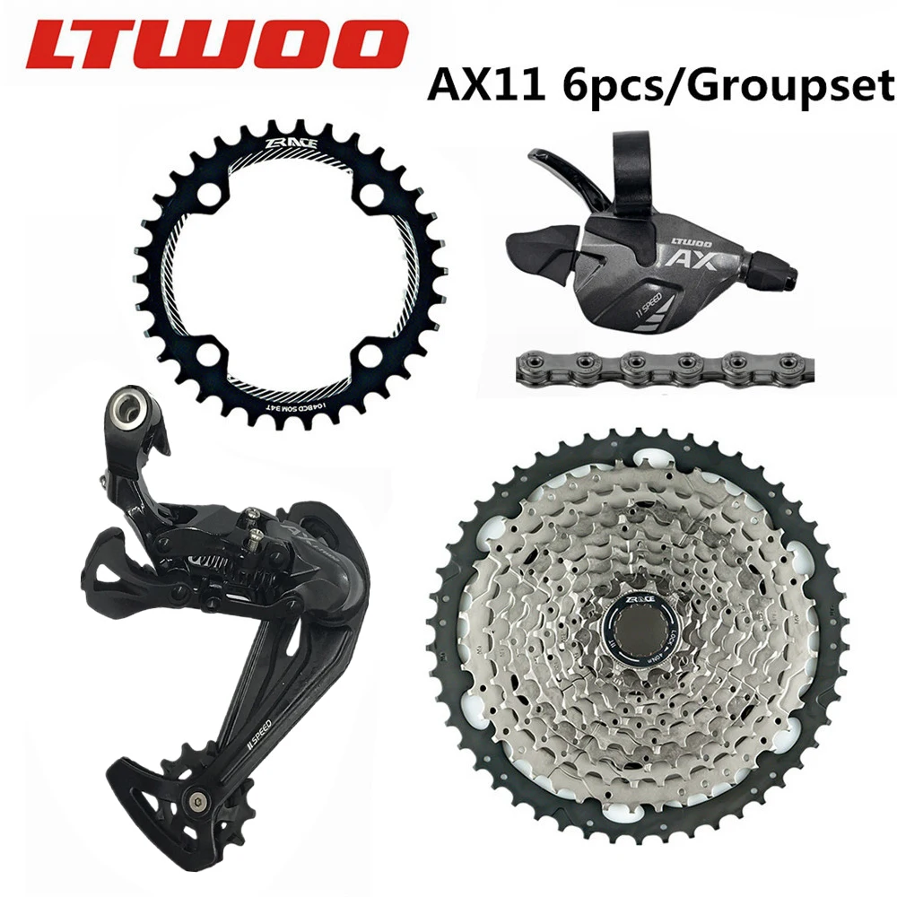 AX11 MTB Bike Shifter Groupset 11 s задний переключатель + ZRACE Freewheel / 104BCD цепная цепь скоростных