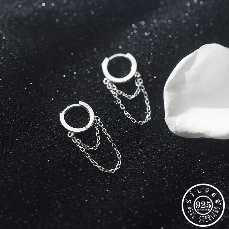 Серьги-кольца женские из серебра 925 пробы геометрической формы | Украшения и