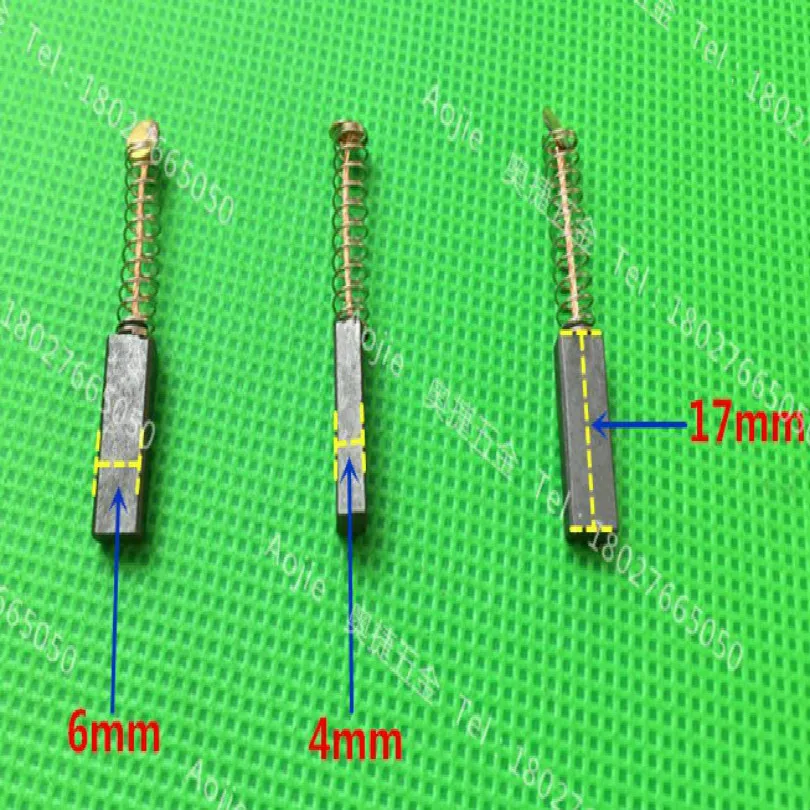 

4*6*17 мм ЧПУ фрезерный станок, карбоновая щетка, принадлежности для фрезерования, 20 шт./партия, бесплатная доставка