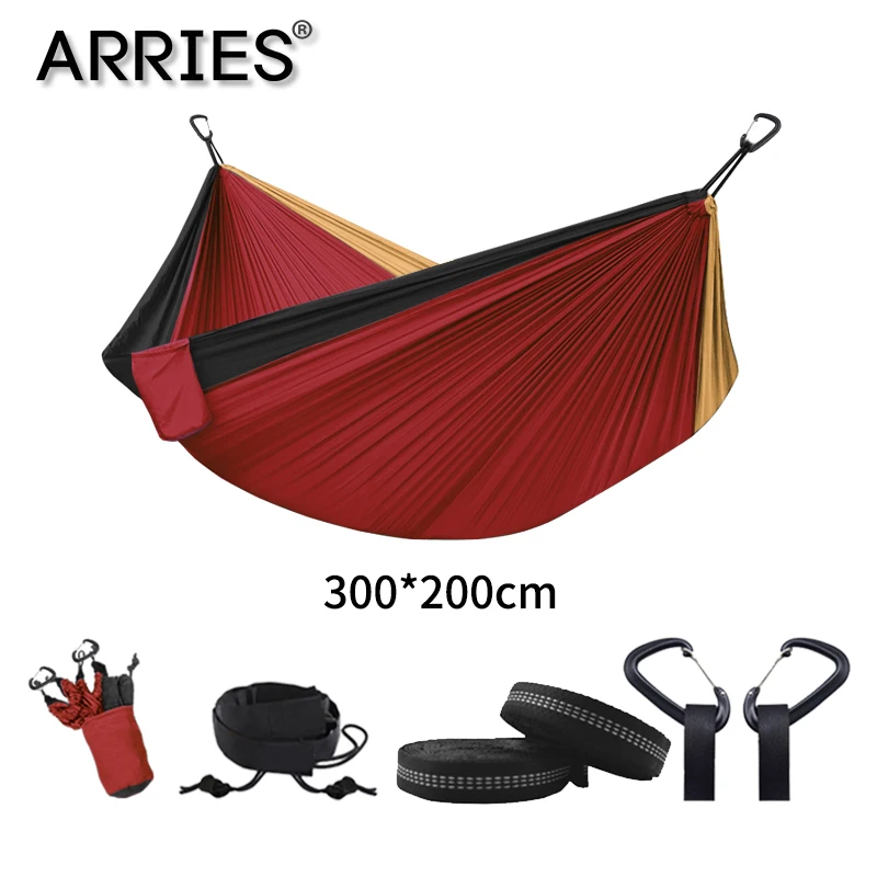 Гамак портативный для кемпинга 300*200 см из нейлона|Гамаки| |