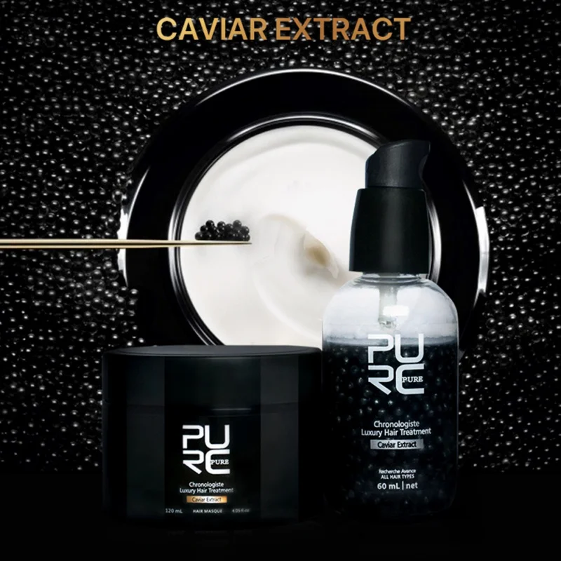 

2Pcs Hair Treatment Set 60ml +120ml Instant Smooth Hair Serum Soft And Smooth Hair Care Product Set Hair Treatment