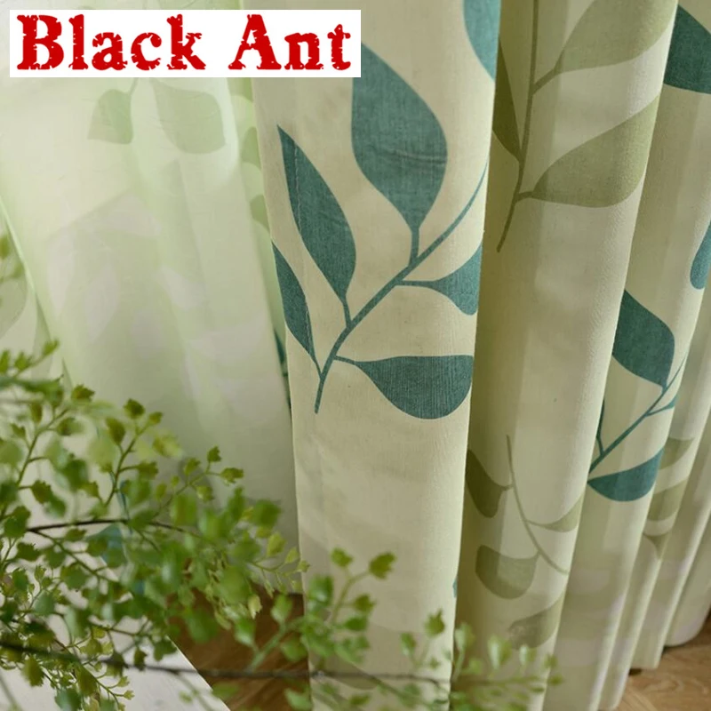 Шторы с голубым принтом вуаль современные оконные шторы для гостиной тюлевые