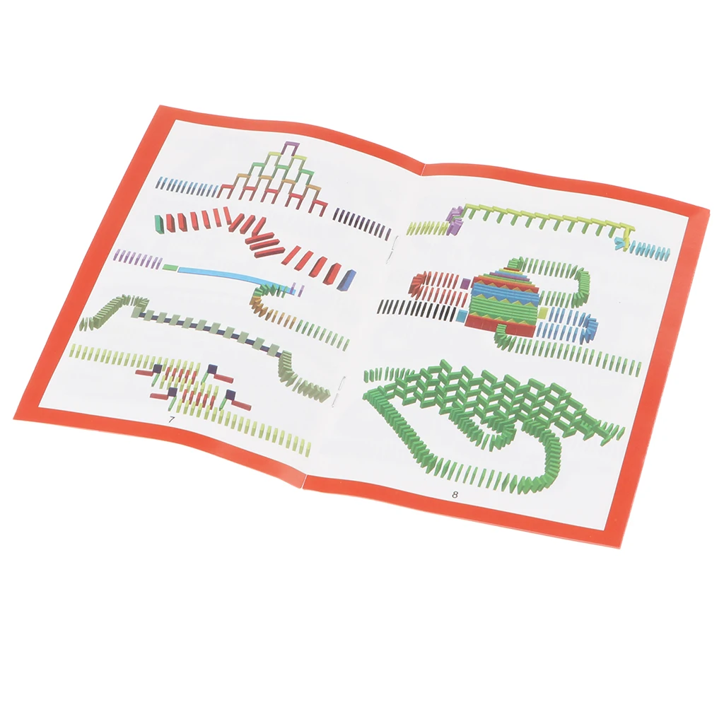 Домино Инструкция книга игрушка строительные блоки гоночная плитка головоломка
