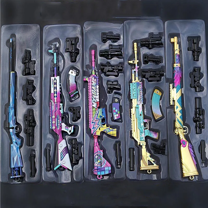 

22CM PlayerUnknown's Battlegrounds PUBG peripheral weapon model AWM M416 AKM M762 M24 SKS