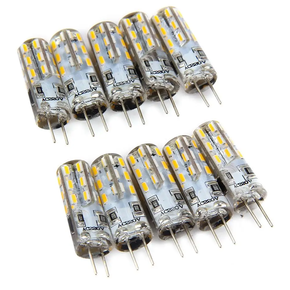 

10pcs Dimmable LED Lamp G 4 AC DC 12V 220V 3W 9W 12W 15W SMD 3014 24 48D LED Bulb Mini G4 360 Beam Angle Replace Halogen Lights