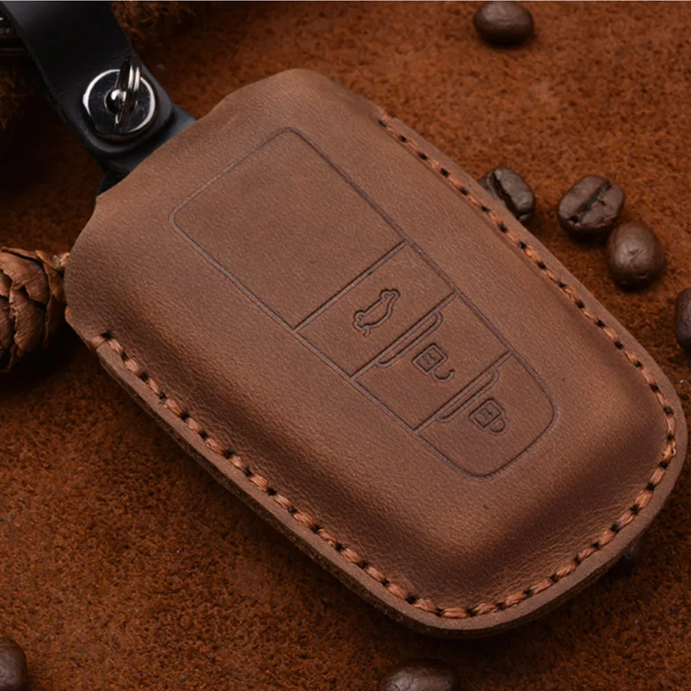 Высококачественный чехол для автомобильного ключа с 3 кнопками Toyota Camry 2018 2017 Aygo RAV4