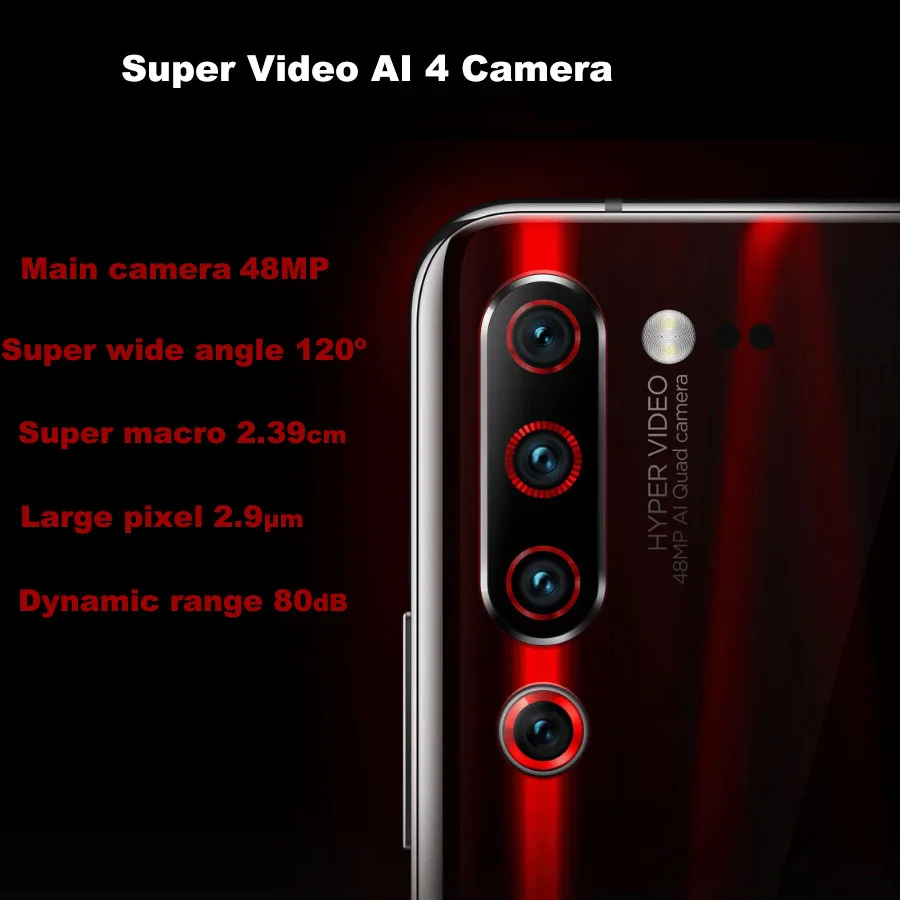 Мобильный телефон Lenovo Z6 Pro Snapdragon 855 8 ГБ 128 6 39 дюйма 4000 мАч 48 МП 4G LTE|Смартфоны| |
