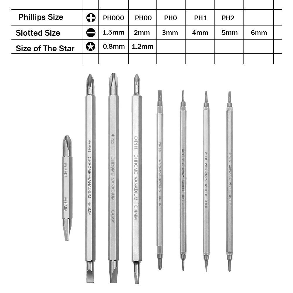 Vastar 10 шт./компл. прецизионный набор крестообразных отверток звездочек с