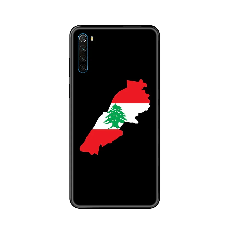 Чехол для телефона с ливанским флагом Xiaomi Redmi Note S2 4 5 6 7 8 A S X Plus Pro Черный Модный