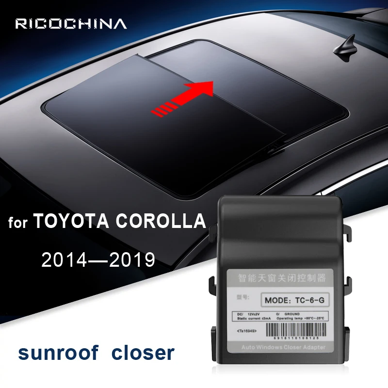 Автоматическое закрывающее устройство sunroof для TOYOTA COROLLA 2014 2019 автомобилей 2015 2016