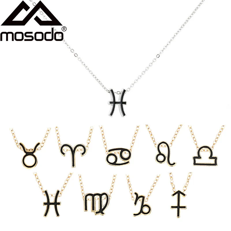 Ожерелье 12 созвездий ожерелье черного цвета в виде капель масла Созвездие