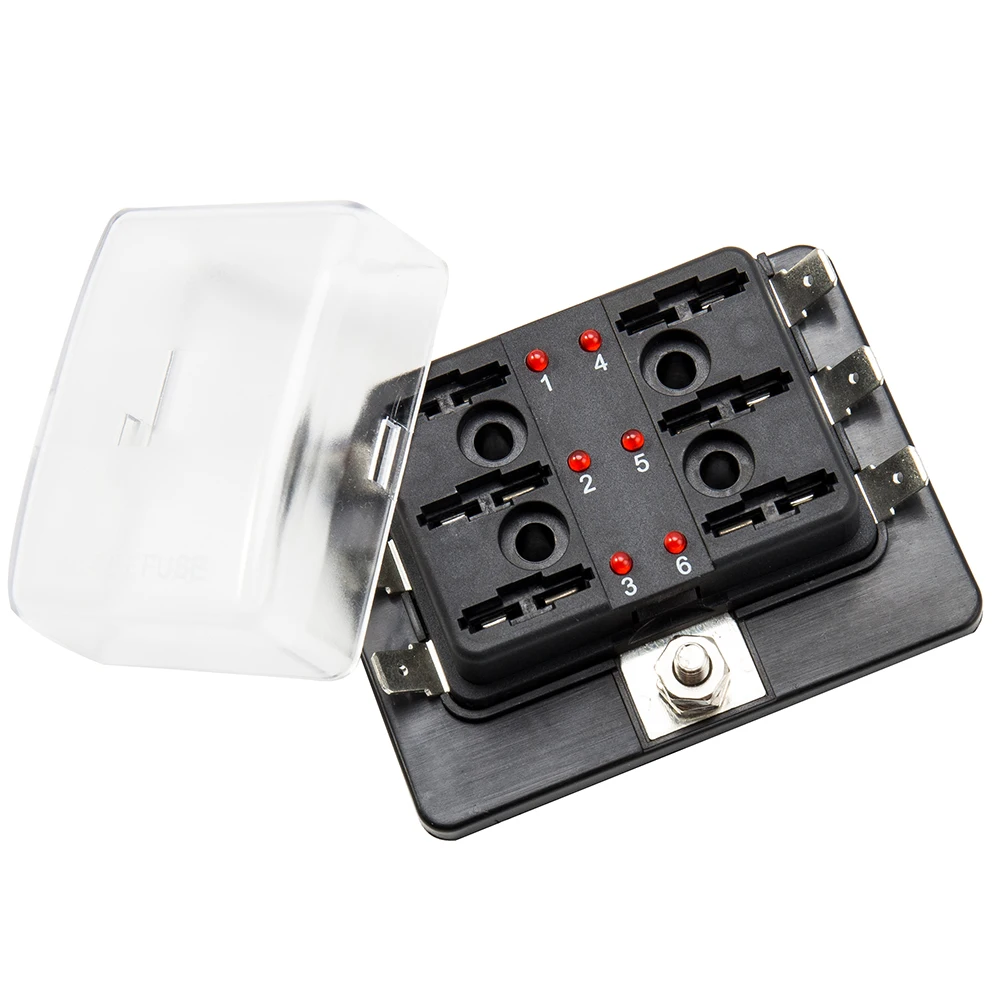 Блок предохранителей со светодиодной лампой для автомобиля лодки | Автомобили и