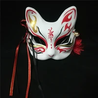 japanese private fox mask hand painted grandmaster of demonic cultivation wei wuxian fox mask halloween cosplay photo props