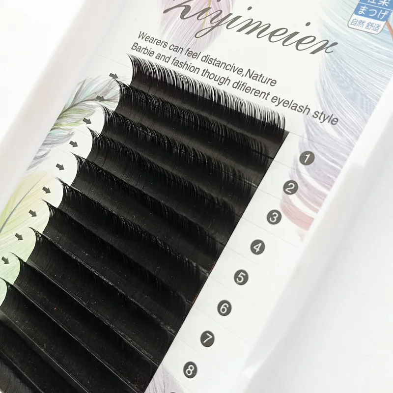 В виде плоского эллипса ресницы макияж Мода 3D норка разделенные кончики в форме