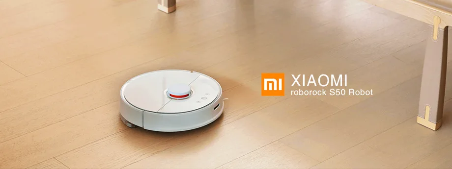 Робот-пылесос Roborock S50 Xiaomi 2 умная планируемая уборка для дома и офиса, влажная швабра, управление приложением
