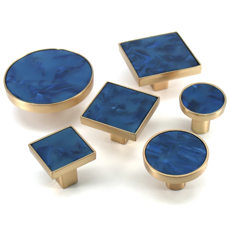 1 шт. круглая квадратная узор из латуни комод ящиков Ручки рукоятки ручки/шкаф