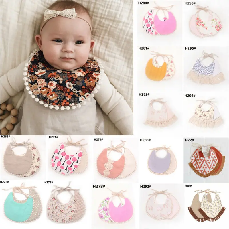 Детский нагрудник для кормления из 100% хлопка новый детский мальчиков и девочек с