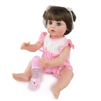 55cm full rubber reborn baby doll model infant reborn baby