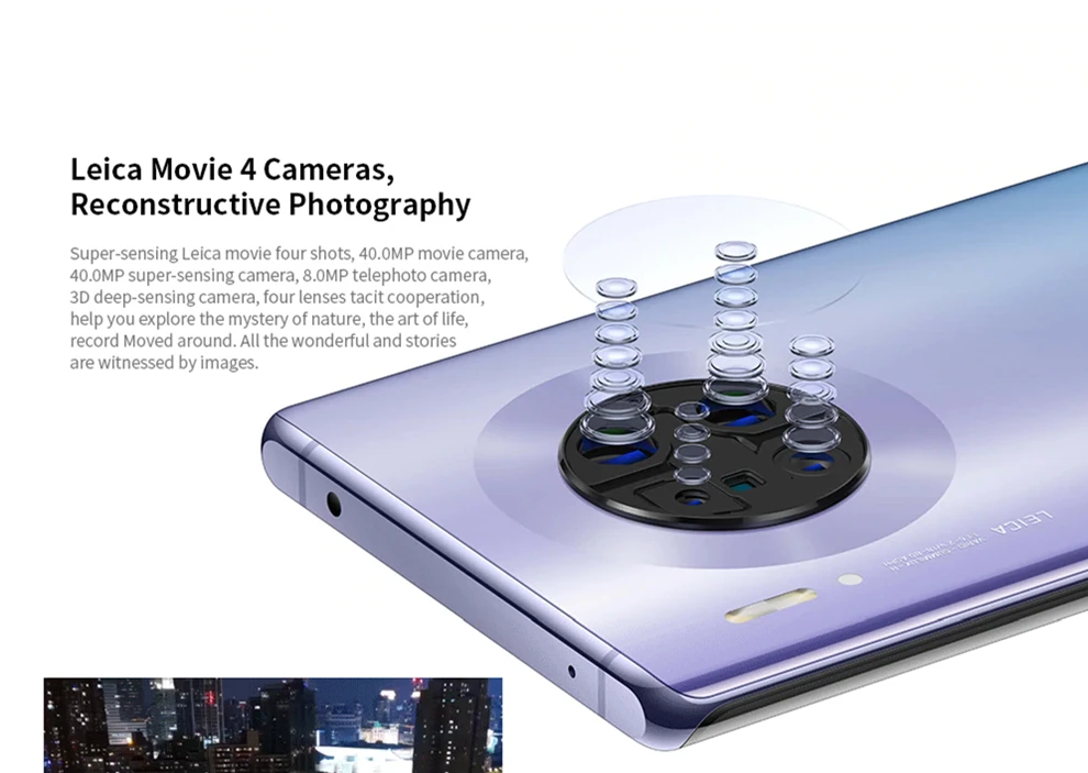 DHL Быстрая huawei mate 30 Pro сотовый телефон Kirin 990 Android 10,0 6,5" OLED 8G ram 256G rom 40MP+ 40MP+ 32MP 40W Charge IP68