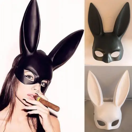 Маски для косплея женщин пикантная маска кролика на Хэллоуин вечеринки бара