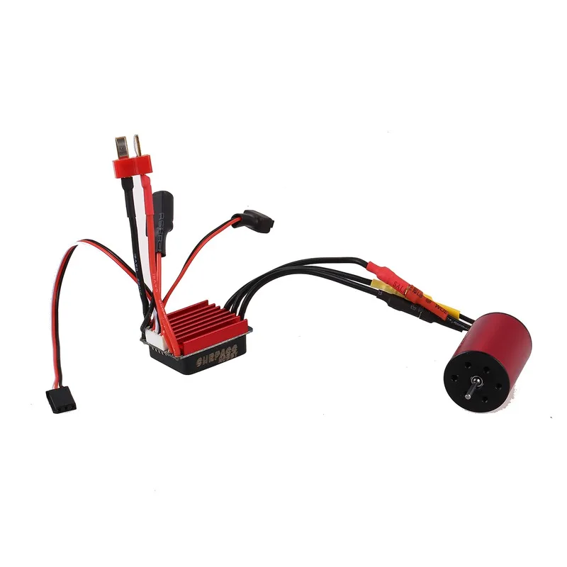 SURPASS HOBBY S2435 4500KV бесщеточный двигатель и 25A ESC комбо набор для 1/16 1/18 RC автозапчасти