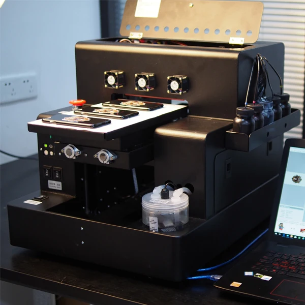 Автоматический УФ-принтер планшетный и бутылка Размер A4 печатная машина