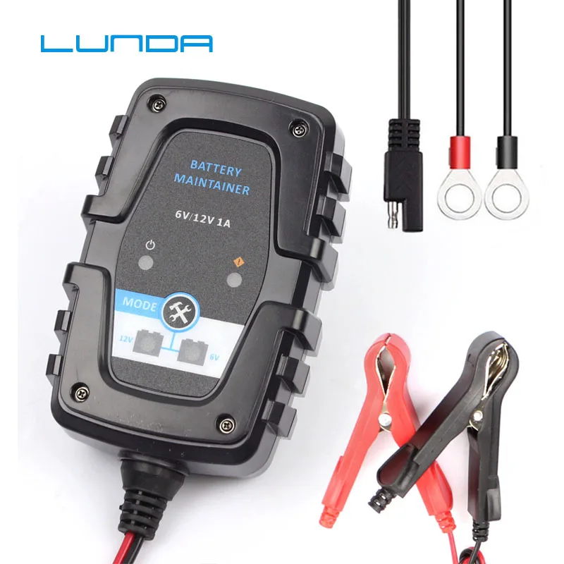 6V 12V 0.75A 750mA автоматическое Смарт зарядное устройство для мотоцикла автомобиля
