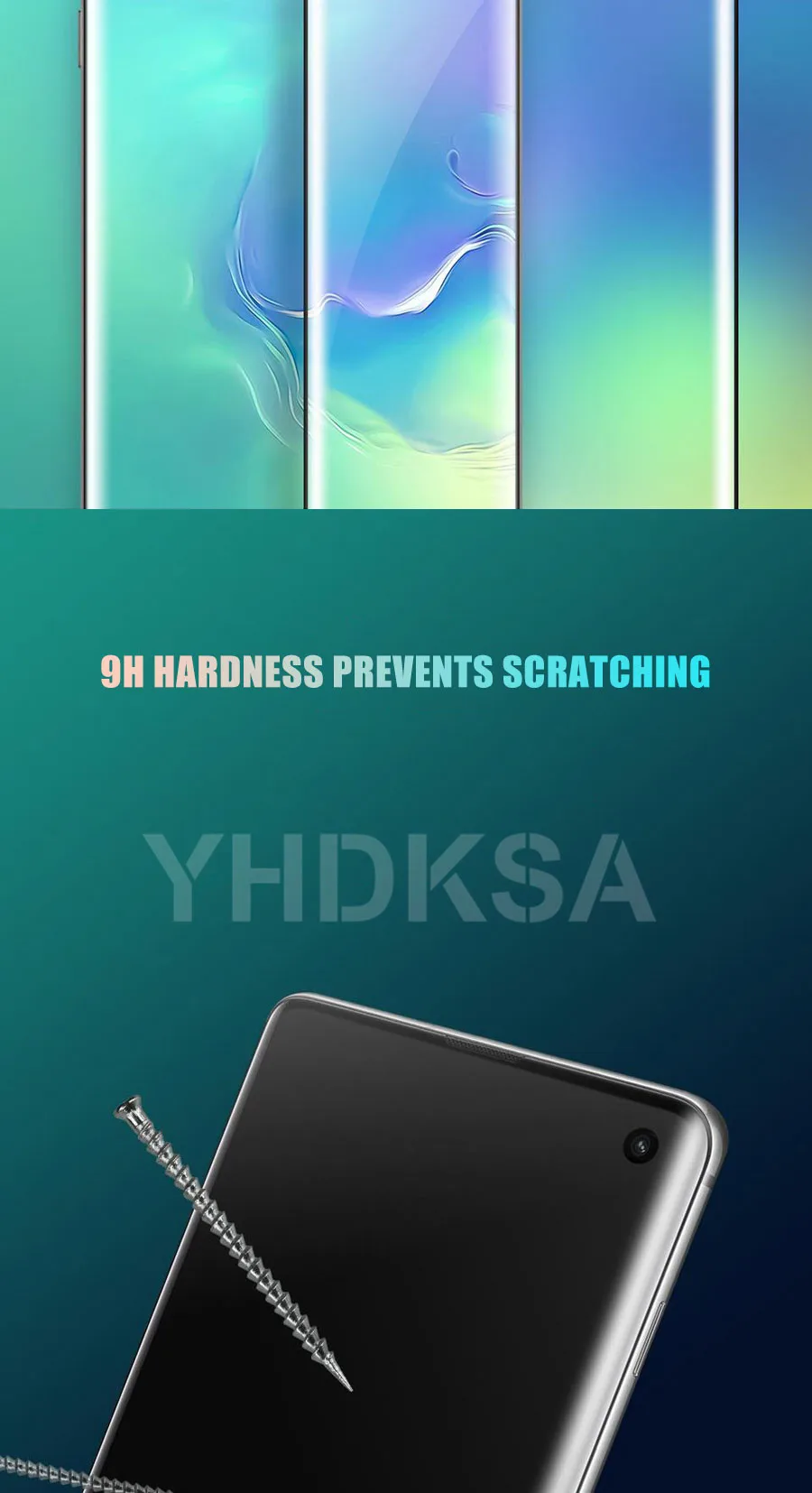 100D полностью изогнутое закаленное стекло для samsung Galaxy S10 S9 S8 Plus S7 Edge A6 A8 Защитная пленка для экрана защитное стекло