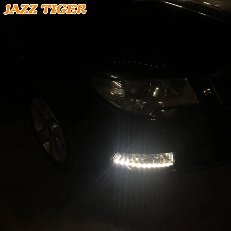 Джаз тигр 2 шт. супер Яркость дневные ходовые огни Светодиодные лампы 12V