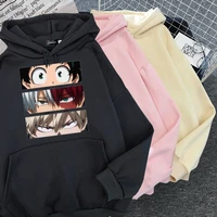 hero academy male female hoodies japan anime hip hop goth fashion tops casual pullover hooded sweats fashion sweatshirts girls