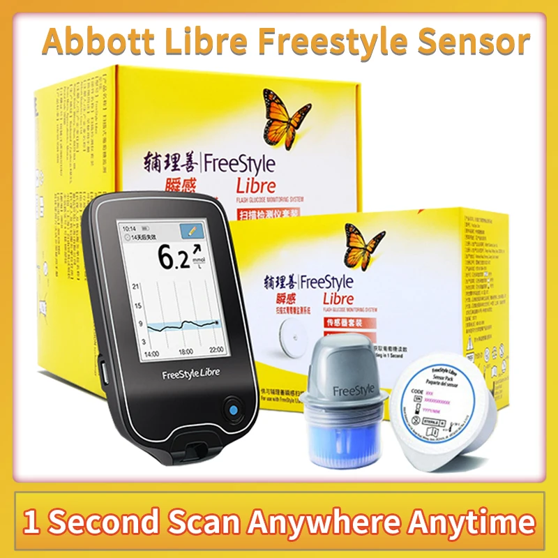 

Abbott Freestyle Llibre Sensor Glucose Blood Sugar Sensor Kit Only For Freestyle Reader kit Diabetes Glucometer