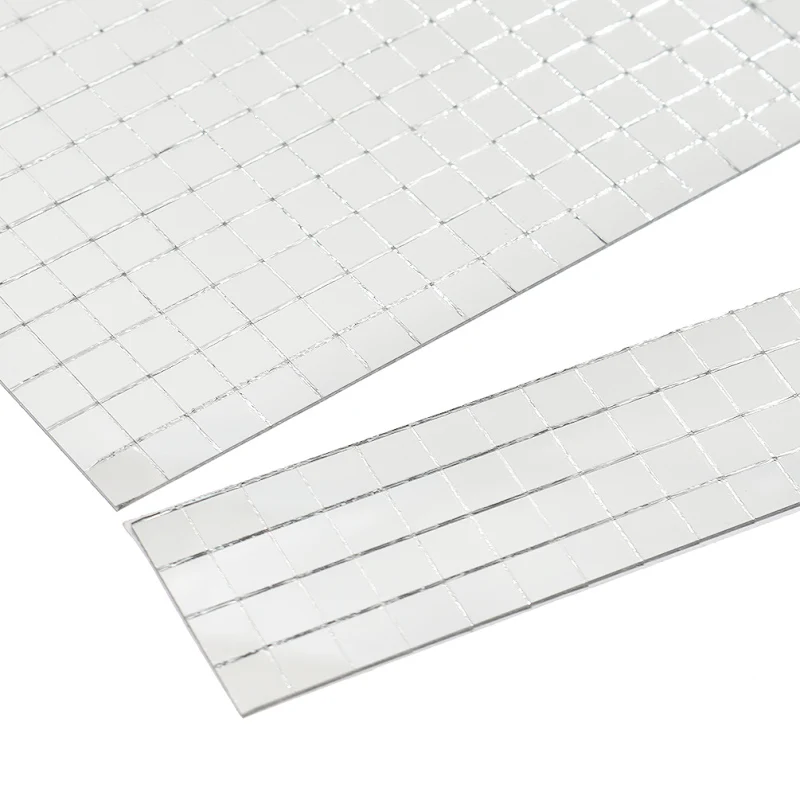 10 мм самоклеящаяся стеклянная зеркальная мозаичная плитка для рукоделия Наборы