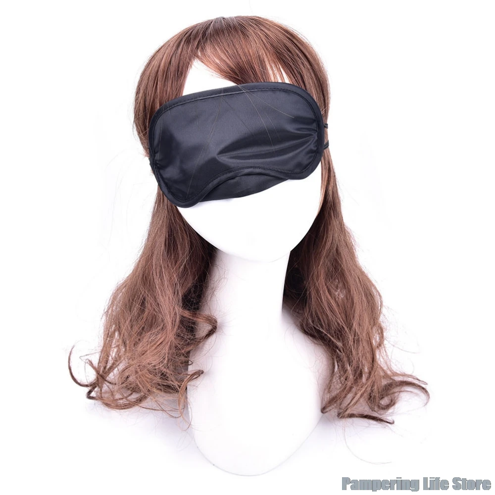 

10pcs New Pure Satin Sleep Eye Mask Shade Cover Travel Relax Aid eyes care tools