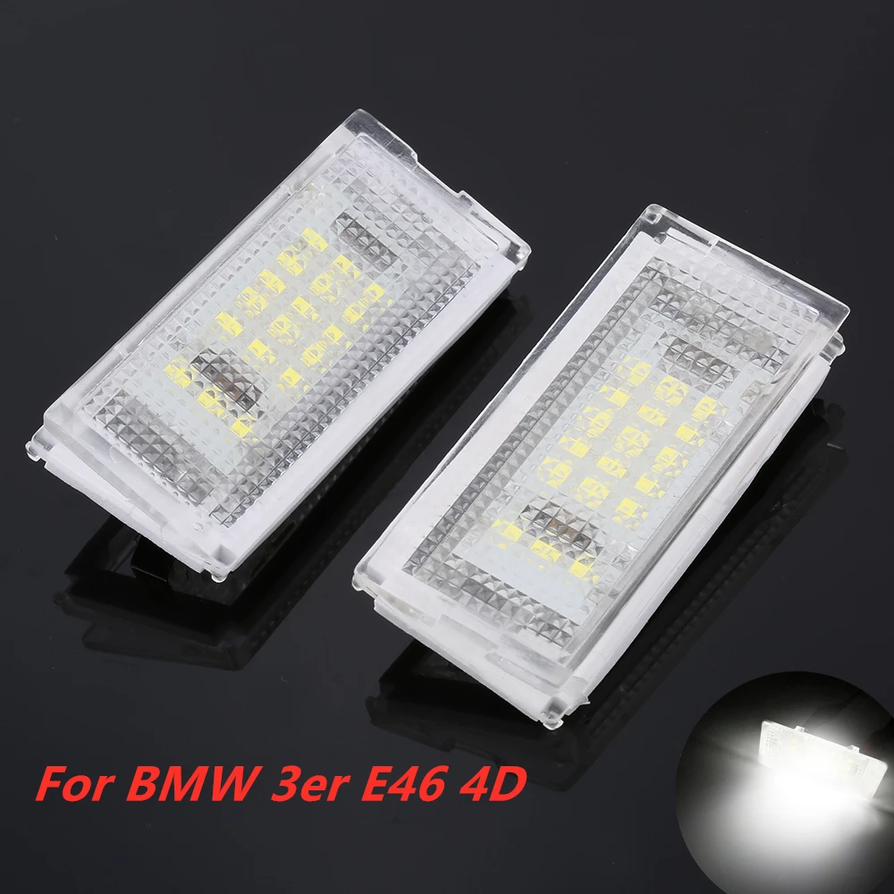 Светодиодсветильник Лампы Canbus для номерного знака автомобиля 2 шт. 6000 К белые