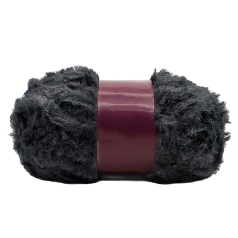 100g с искусственным мехом пряжа шерстью норки длинные плюшевые удобные мягкие