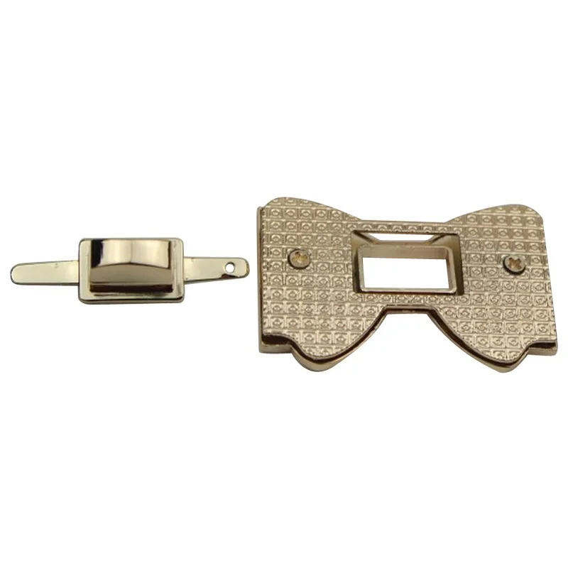 Новый бабочкой металлический замок для сумки пряжки сумок Стопорные запоры