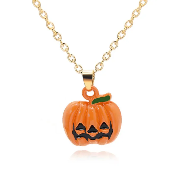30 Halloween clown mask Stars Magic Hat Pumpkin Ghost skull Pendant Necklace Horror Movie Festival Logo lucky Necklace Jewelry
