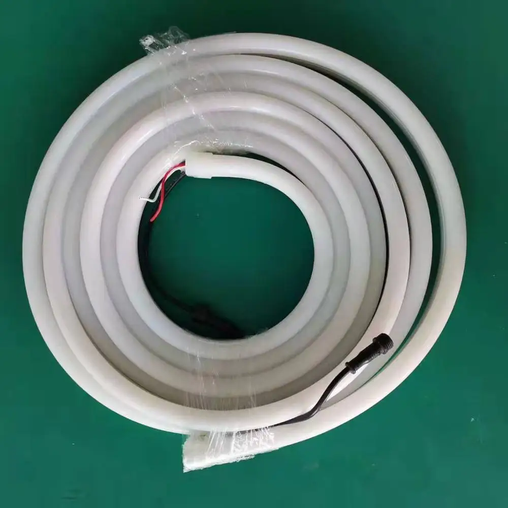 Ws2811 5050 RGB светильник силиконовая гибкая светодиодная лента 1225/1023 DC12V матовая