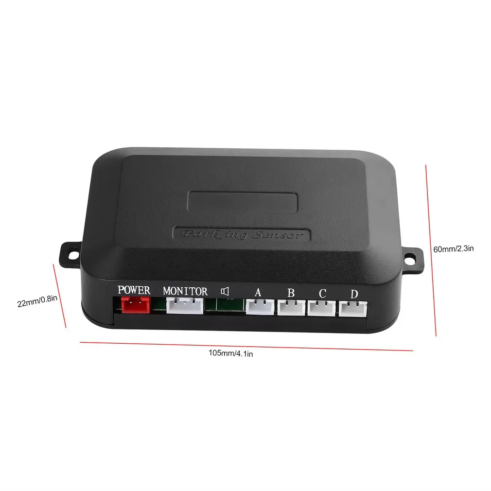 

Car Parking Sensor System with 3 Ultrasonic Sensor on EU Plate Frame LED Reversing Radar Vehicle European License Plate Frame