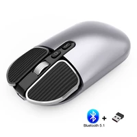 bt5 12 4g wireless dual mode rechargeable mouse optical usb gaming computer charing mause pc mouse for mac ipad android
